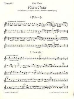 Erste Suite nach Tänzen aus Leopold Mozarts Notenbuch für Wolfgang Standard