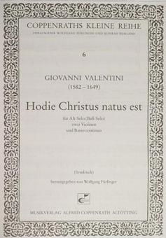 Hodie Christus natus est 