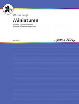 Miniaturen für Oboe, Fagott und Cembalo Standard