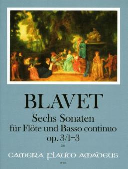 Six sonatas op. 3/1-3 Vol. I: Sonatas 1-3 