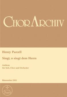 Singt, o singt dem Herrn 