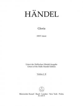 Gloria HWV deest 