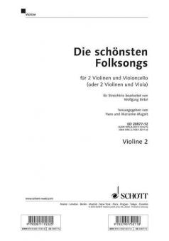 Die schönsten Folksongs: Trioheft Standard