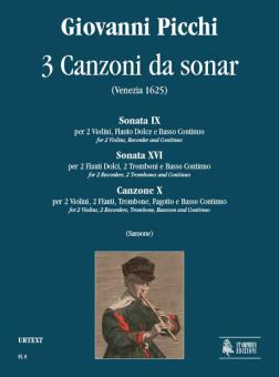 3 Canzoni da sonar (Venezia 1625) 