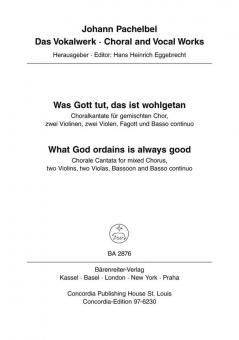 What God ordains is always good 