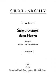 Singt, o singt dem Herrn Standard