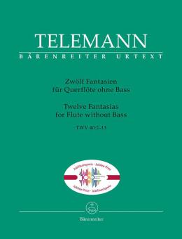 12 Fantasias for Flute without Bass Standard
