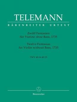 Twelve Fantasias for Violin without Bass Standard