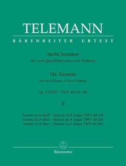6 Sonatas op. 2 volume 2 Standard