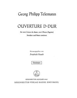 Orchester-Ouvertüre D-Dur TWV 55:D21 