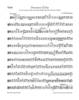 Orchester-Ouvertüre D-Dur TWV 55:D21 