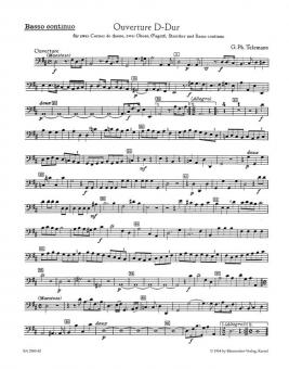 Orchester-Ouvertüre D-Dur TWV 55:D21 