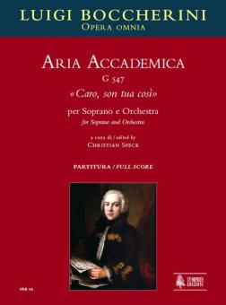 Aria Accademica Caro, son tua così G547 