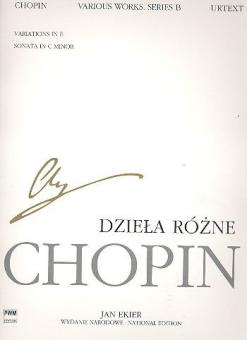 Various Works (Variations & Sonata) (op.4) 