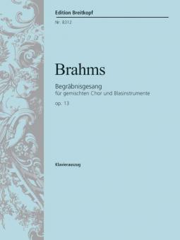 Begraebnisgesang op. 13 