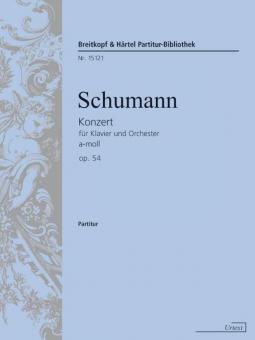 Konzert für Klavier und Orchester a-moll op. 54 