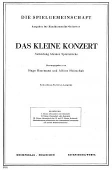 Das kleine Konzert 