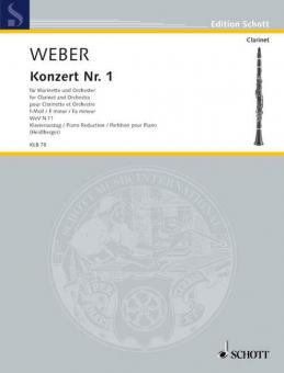 Clarinet Concerto No. 1 F Minor Wev N. 11 Standard