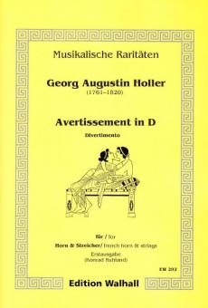 Avertissement in D 