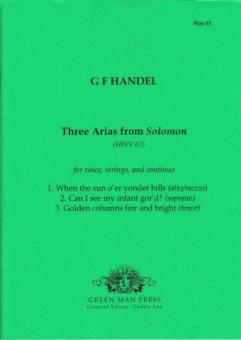 Drei Arien aus Solomon 