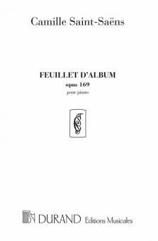 Feuillet D'album pour piano Op. 169 