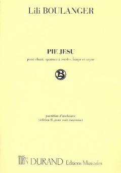 Pie Jesu pour Chant, Streichquartett, Harpe et Orgue 