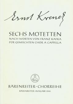 6 Motetten nach Worten von Franz Kafka Standard