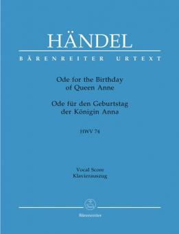 Ode For The Birthday Of Queen Anne Standard