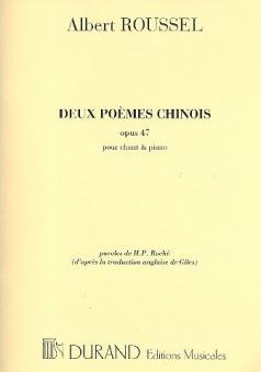 Deux Poemes Chinois Favorite Abandonnee 