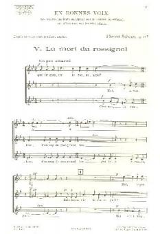 En Bonnes Voix Nr. 5 Mort Du Rossignol 