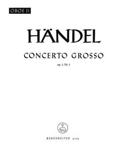 Concerto grosso d-Moll op. 3/5 HWV 316 