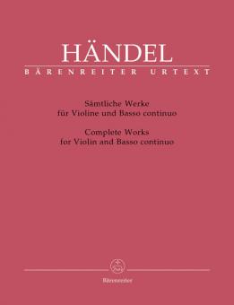 Complete works for violin and basso continuo Standard