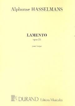 Lamento Op. 23 pour Harpe 