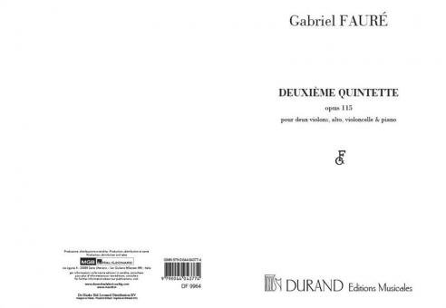 Quintette Nr. 2 Op. 115 