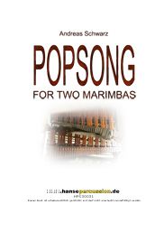 Popsong For Two Marimbas 
