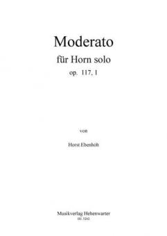Moderato für Horn solo op. 117, 1 