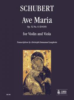Ave Maria Op. 52/6 D.839 