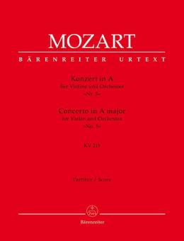 Concerto no. 5 in A major K. 219 Standard