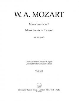 Missa brevis F-Dur KV 192 (186f) 