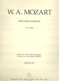 Inter natos mulierum KV 72 (74f) 