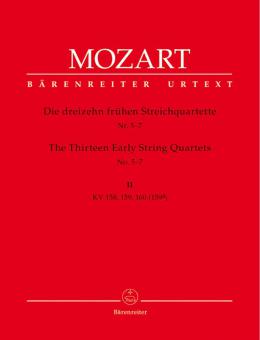 13 early string quartets volume 2 Standard
