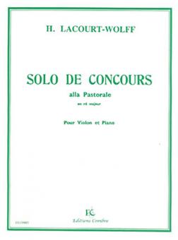 Solo de concours en re maj. Alla pastorale 