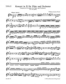 Konzert D-Dur KV 314 (285d) 