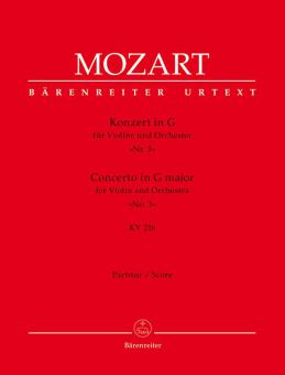 Konzert Nr. 3 G-Dur KV 216 Standard