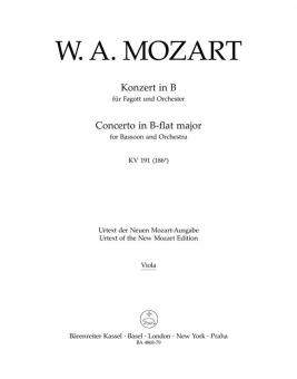 Konzert in B-Dur KV 191 (186e) 
