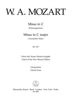 Missa in C major "Coronation Mass" Standard