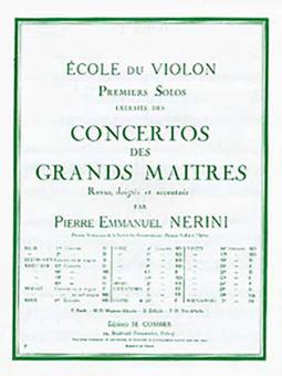 Solo No. 1 du concerto No. 13 