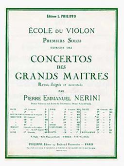 Solo No. 1 du concerto No. 20 