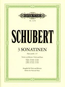 3 Sonatinas op. 137 
