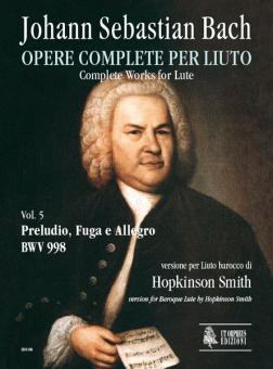 Complete Works for Lute Vol. 5 BWV 998 